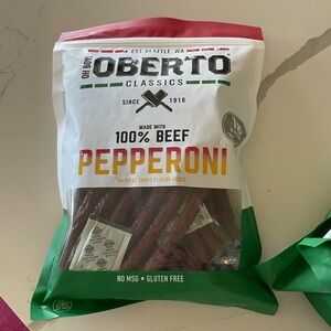 Oberto 100% beef sticks - snacking pepperoni